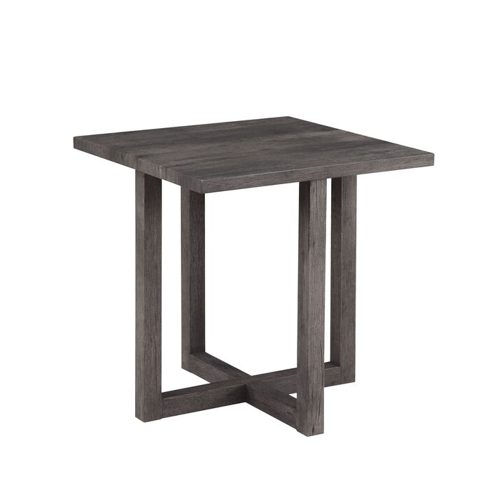 Moseberg Rustic Wood End Table(D0102H57QY6)