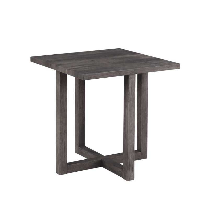 Moseberg Rustic Wood End Table(D0102H57QY6)
