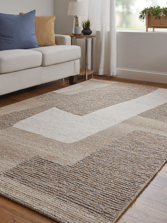 Pollock 8953F 2' x 3' Brown/Tan/Ivory Rug
