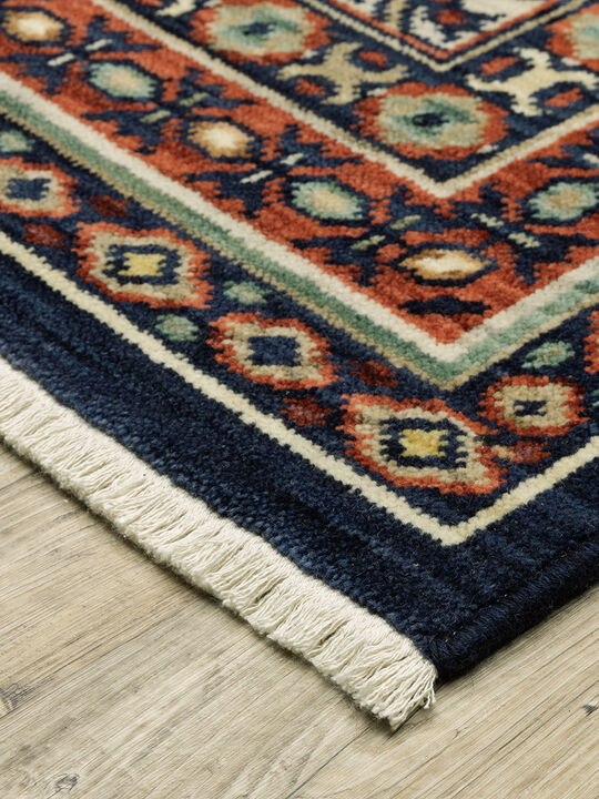 Lilihan 2' x 3' Navy Rug
