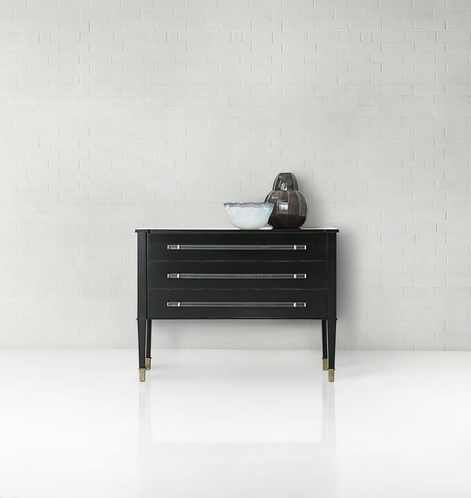 Melange Rowan Chest in Black
