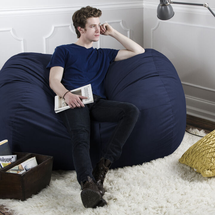 Jaxx 5.5 Foot Lounger Bean Bag Loveseat
