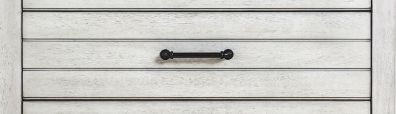 Summer Camp Open Nightstand in Stone Path Gray