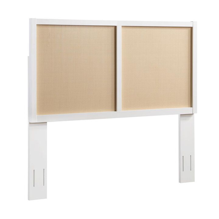 Comfort Pointe Bayport Cane and Solid Wood Queen/full Headboard