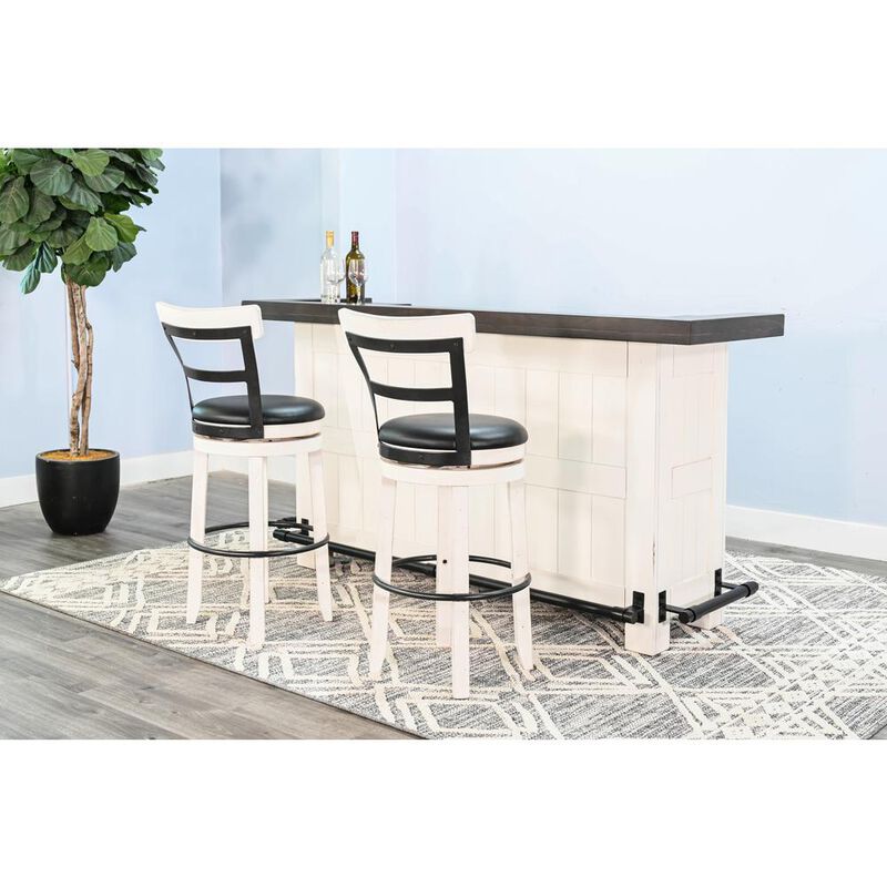 Sunny Designs 78 Farmhouse Wood Home Bar
