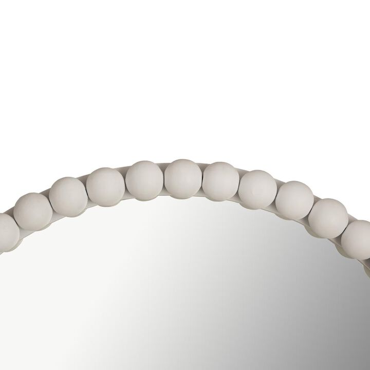 Belen Kox Playful White Wooden Mirror, Belen Kox