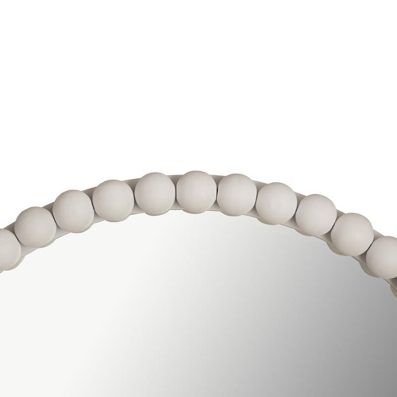 Belen Kox Playful White Wooden Mirror, Belen Kox