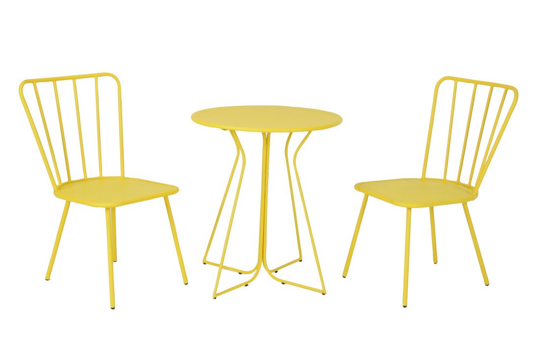 Novogratz Heidi Outdoor/Indoor 3 Piece Bistro Set