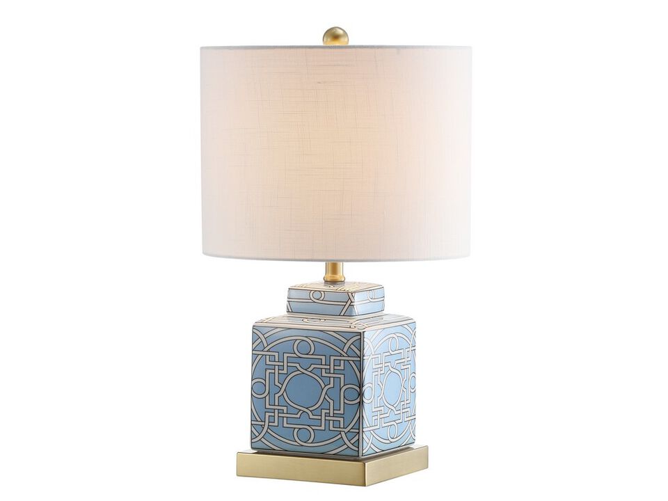 Catherine Ceramic/Metal Ginger Jar LED Table Lamp