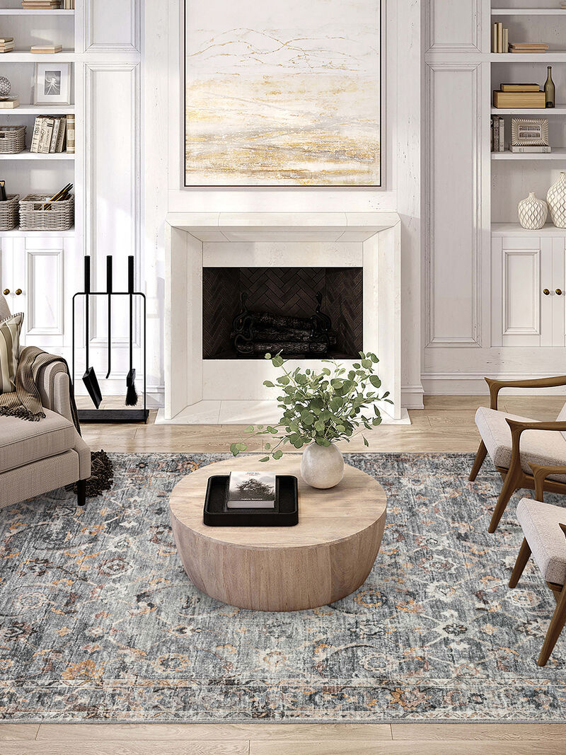 Jericho JC4 Silver 3' x 5' Rug