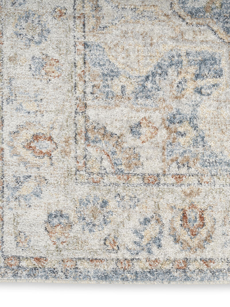 Astra Machine Washable ASW12 Denim/Multicolor 9' x 12' Rug