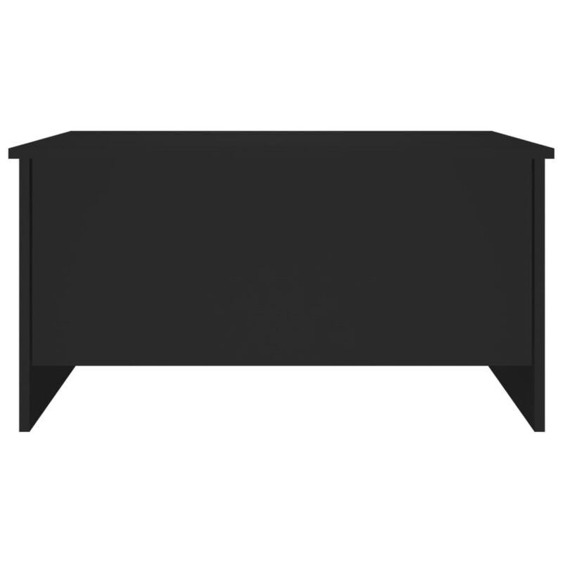 vidaXL Coffee Table Black 31.5"x21.9"x16.3" Engineered Wood