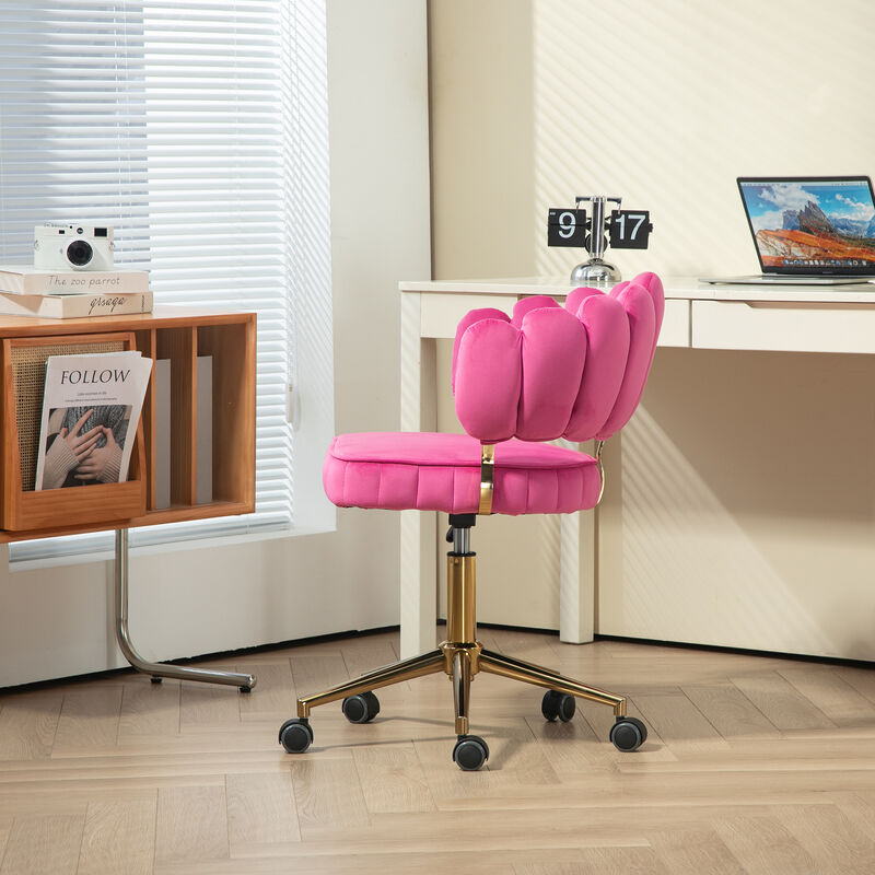 Merax Velvet Home Office Desk Computer Chair