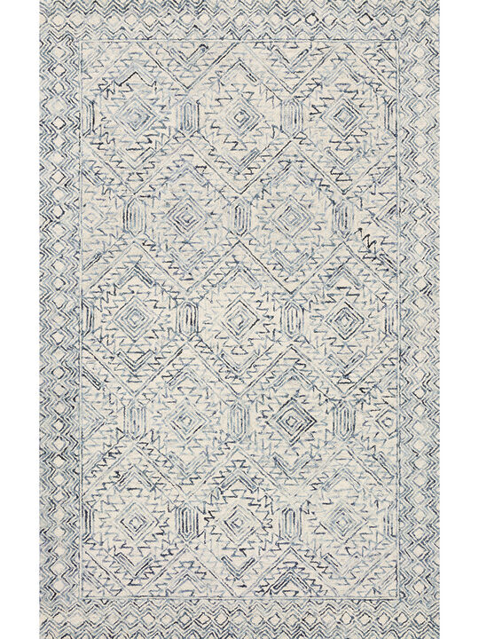 Ziva ZV03 Bluestone 7'9" x 9'9" Rug