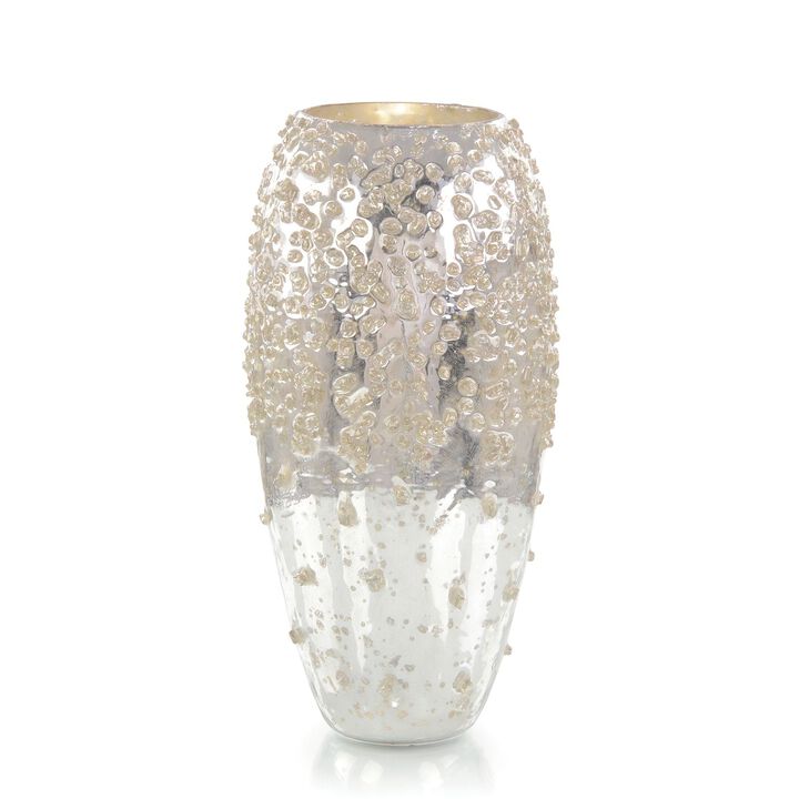Encrusted In Sparkle Vase