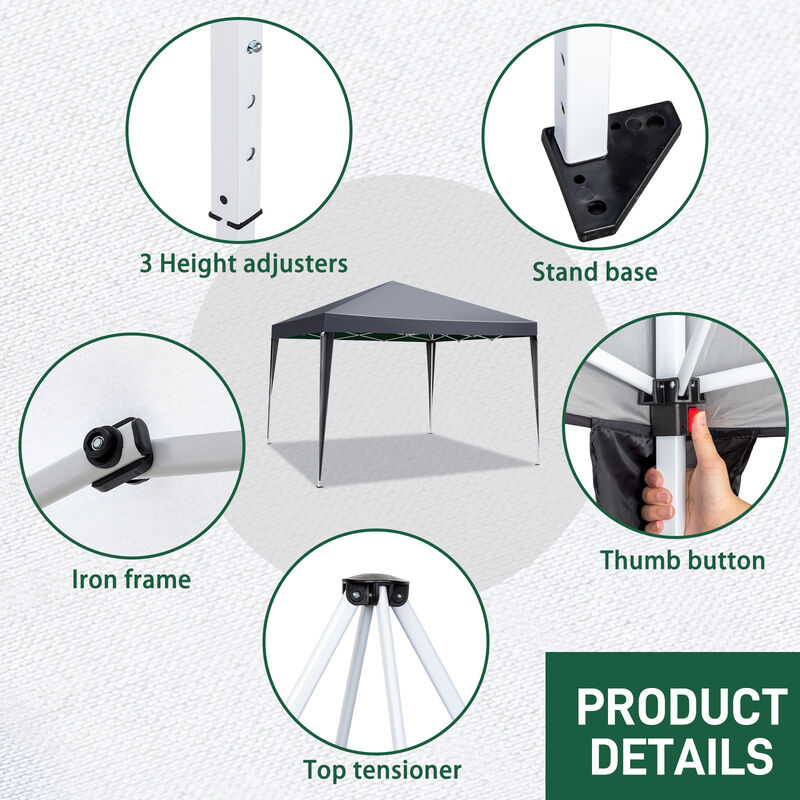 Portable Outdoor Canopy for Backyard and Garden Protection