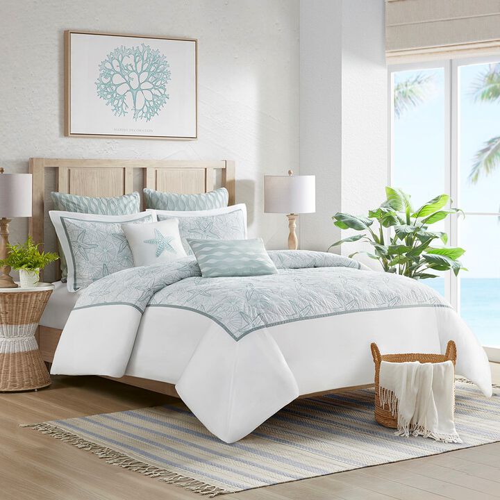 Gracie Mills Celina Coastal Duvet Cover Set