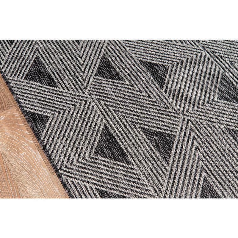 Novogratz Contemporary Rectangle Area Rug, Charcoal, 7'10 X 10'10