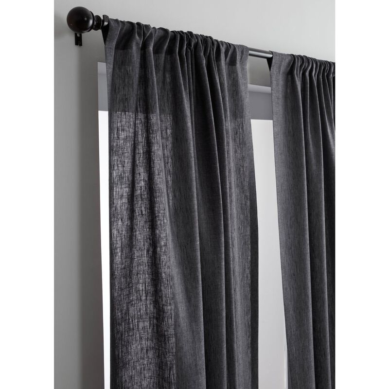 Solino Home 100% Pure Linen Curtain | Linen for Thanksgiving, Christmas