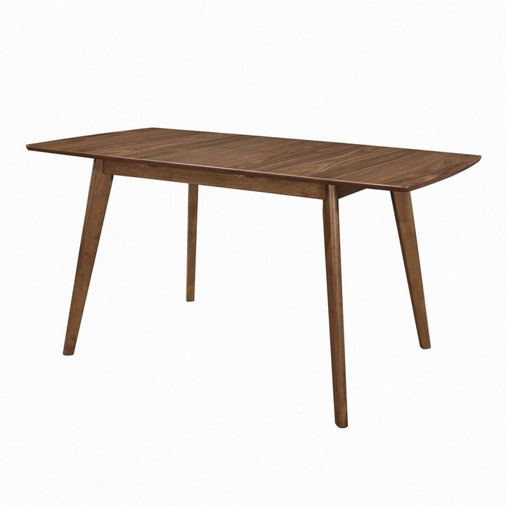 30 Inch Mid Century Modern Wooden Dining Table, Brown-Benzara