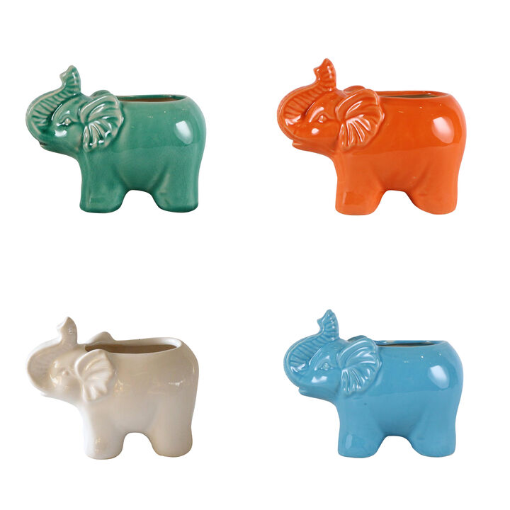 7" Elephant Citro Candle Set