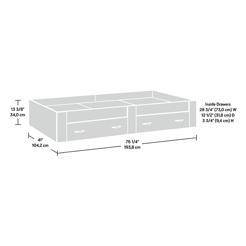 Beginnings Twin Platform Bed