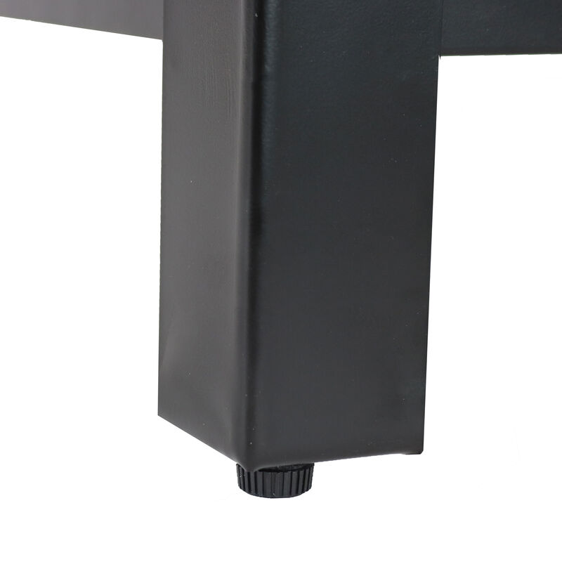 Acacia Wood Steel-Framed Planter Box with Removable Planter Bag