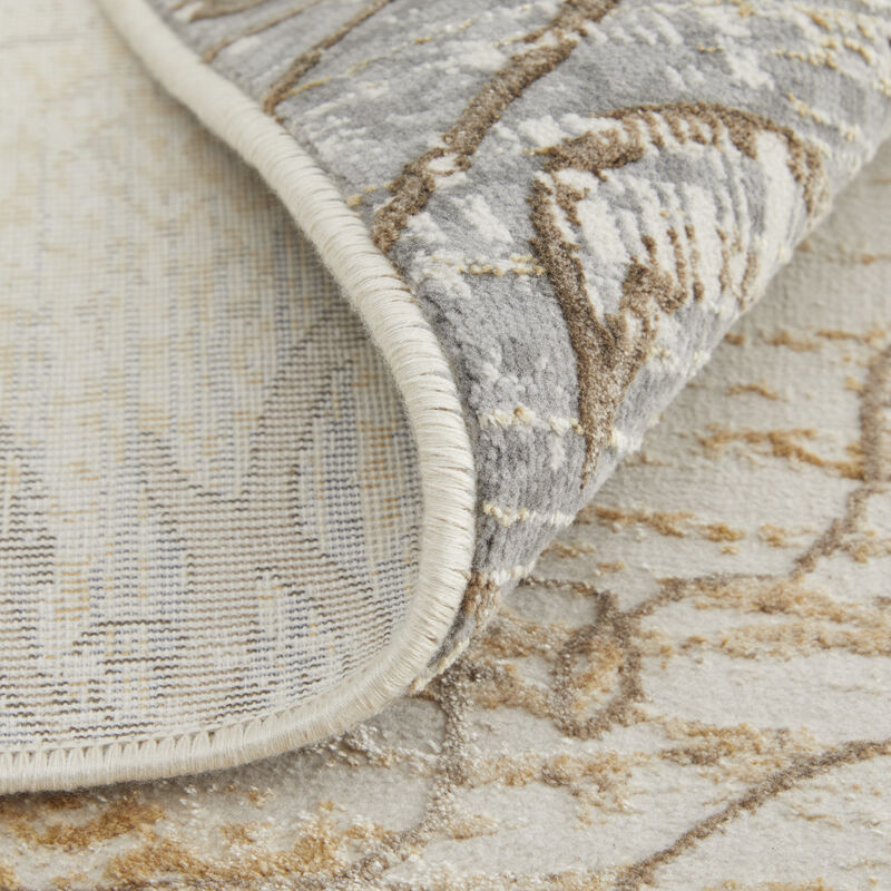 Celene 39L1F Silver/Tan/Gray 3'9" x 5'7" Rug