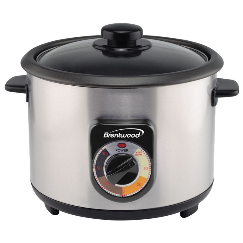 Brentwood TS-1020S 10-Cup Stainless Steel Crunchy Persian Rice Cooker