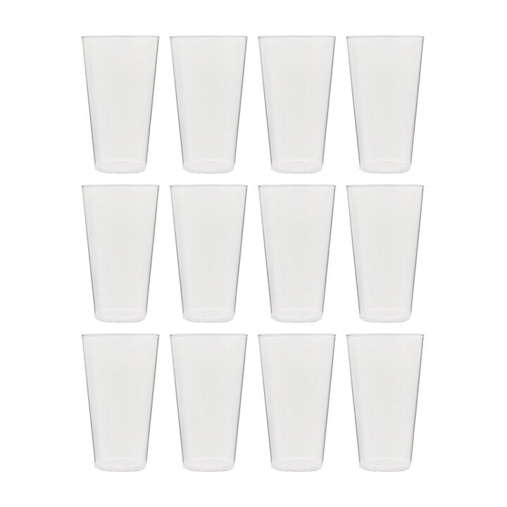 Polycarbonate Drinkware dia.3.5" h:6" 17 oz. Round Clear Polycarbonate Tumbler (Set of 12)