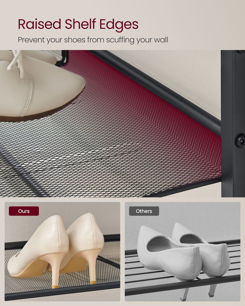 6-Tier Shoe Rack - Efficient Storage Solution for Organized Footwear