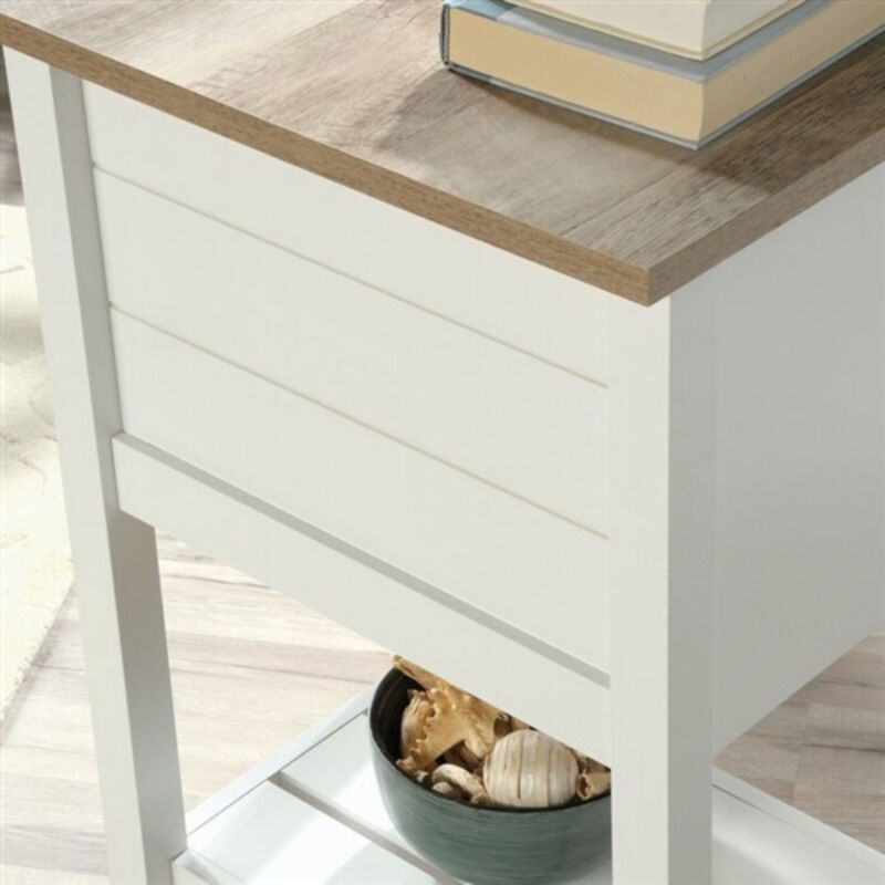 Top 2-Drawer Farmhouse Writing Desk for Home Office