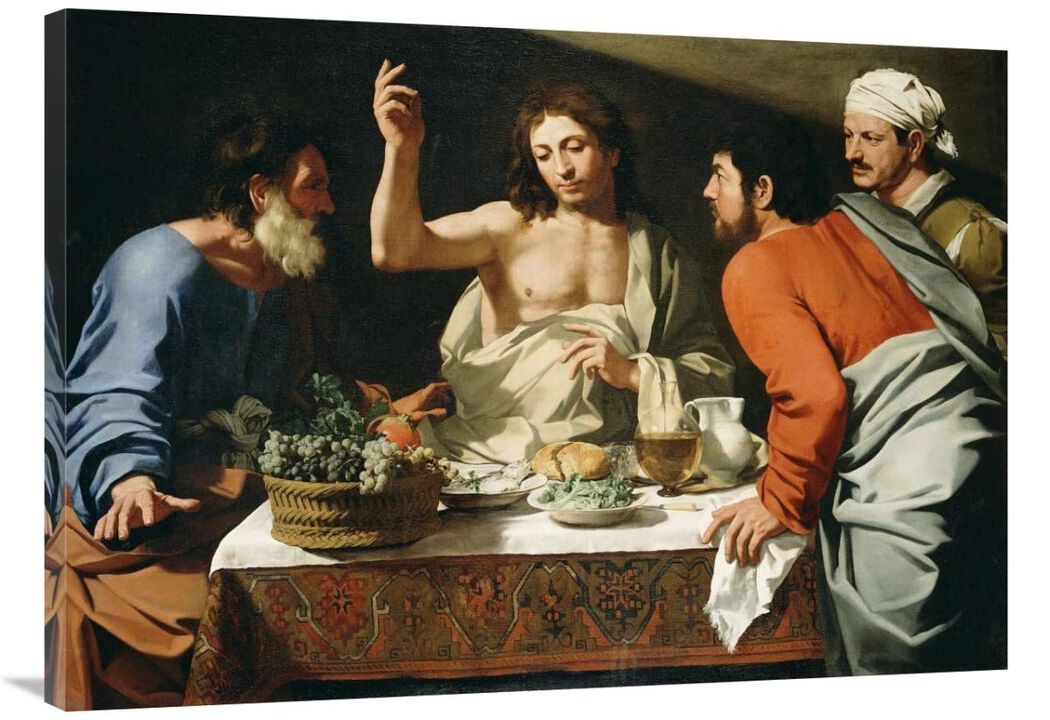 The Supper at Emmaus-Canvas Art-40x28.4