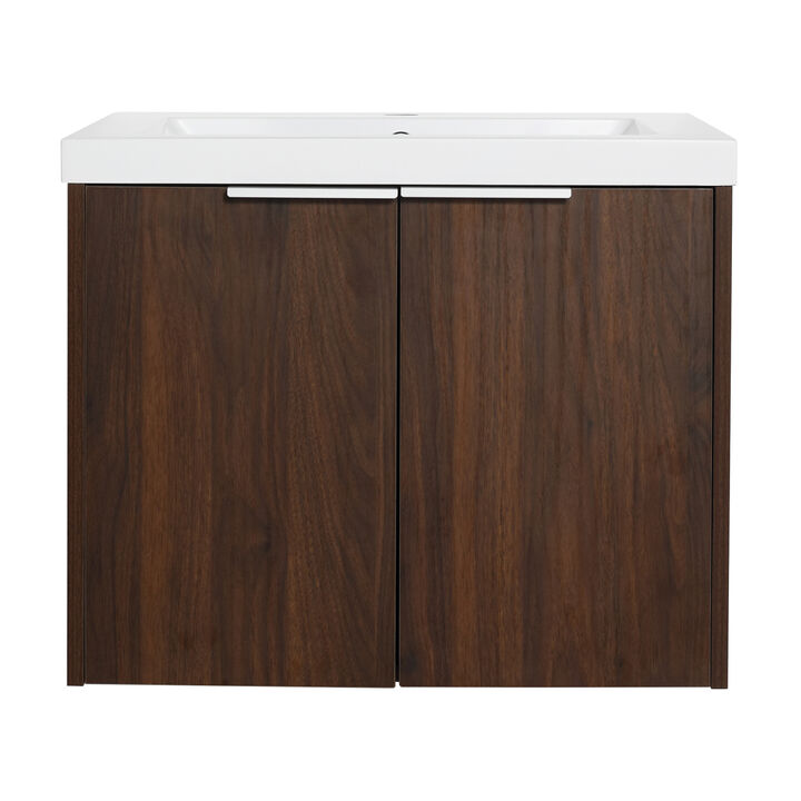 24" Bathroom Cabinet with Sink & Soft Close Doors