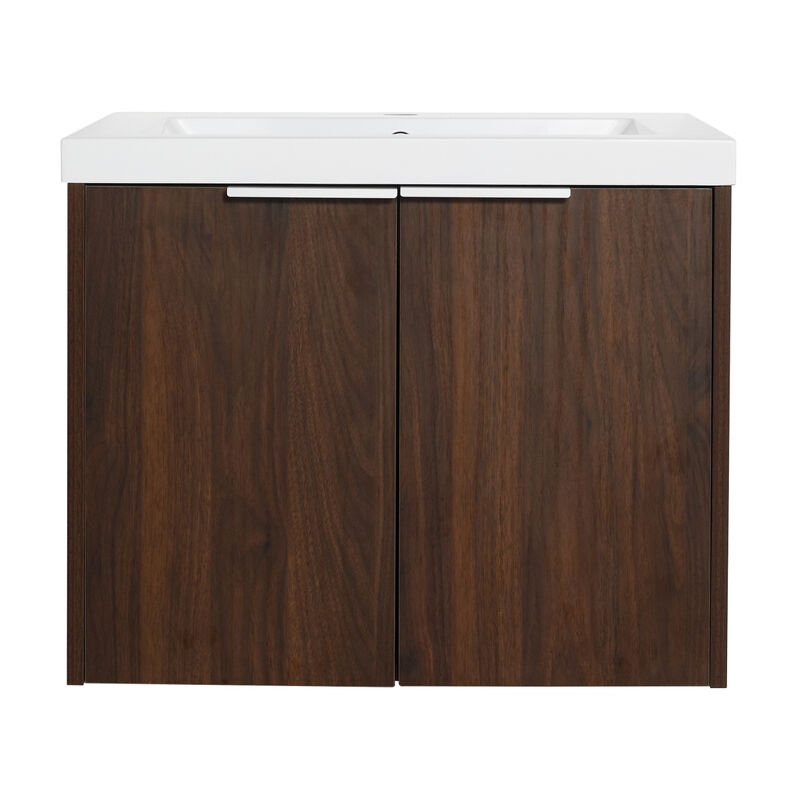24" Bathroom Cabinet with Sink & Soft Close Doors