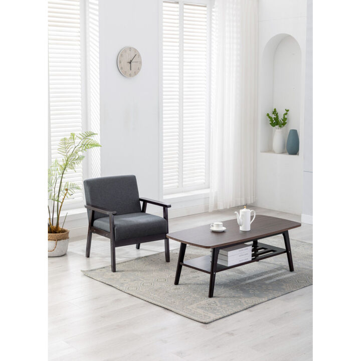 Bahamas Espresso Coffee Table And Chair Set