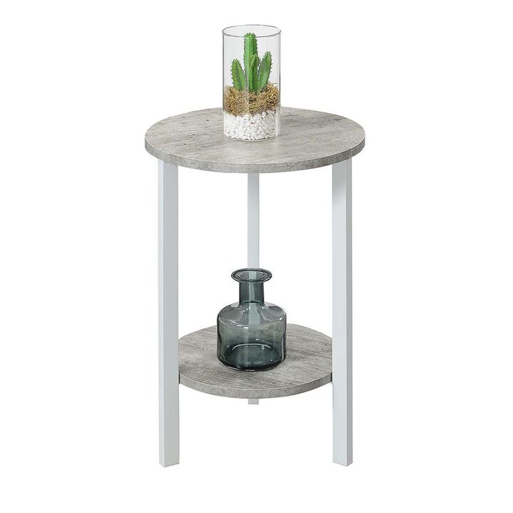 Convience Concept, Inc. Graystone 24 inch 2 Tier Plant Stand
