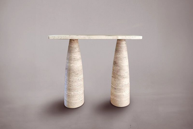 Gamme Travertine Console Table 47.2"