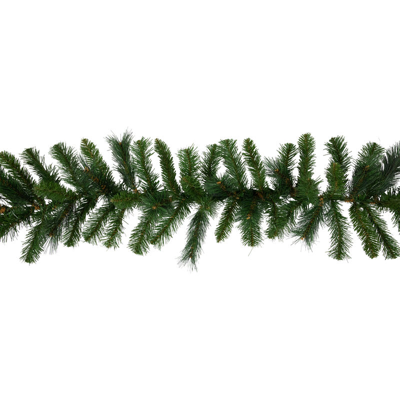9' x 12" Mixed Green Beaver Pine Artificial Christmas Garland  Unlit