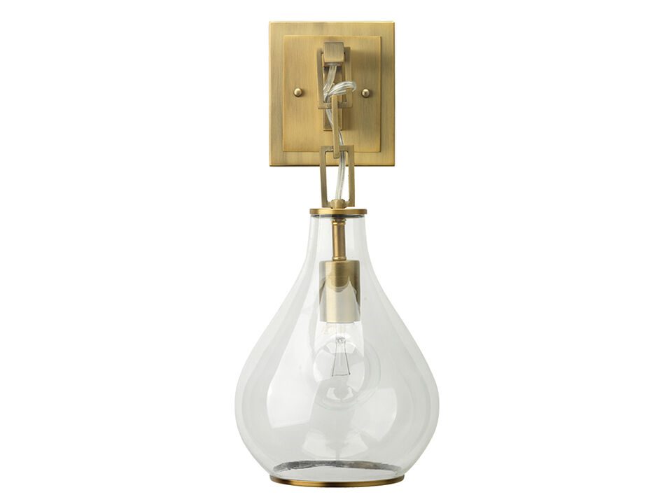 Tear Drop Hanging Wall Sconce