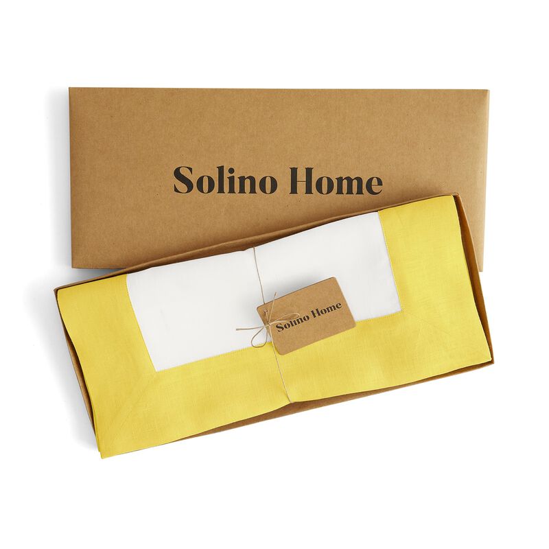 Solino Home 100% Pure Linen Table Runner | Contempo