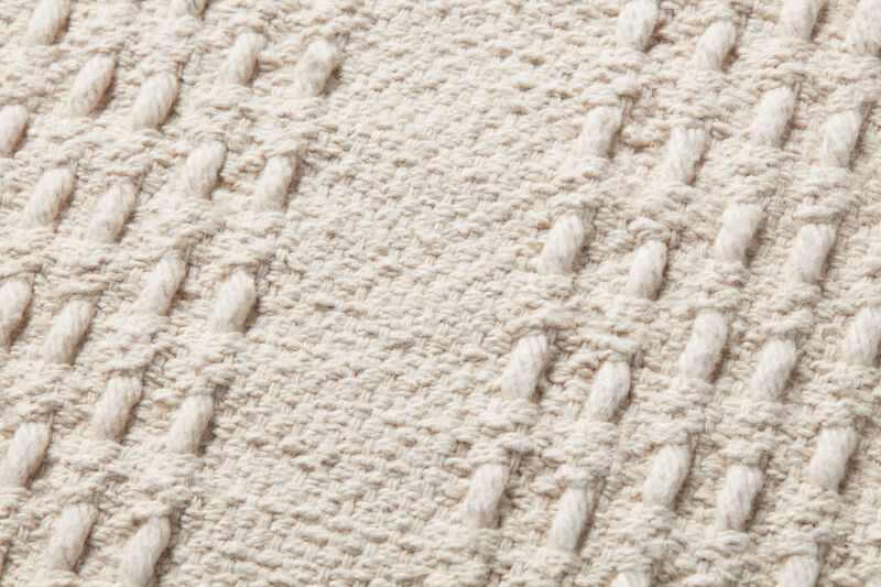 Cameron Ivory 13''x35'' Down Pillow by Magnolia Home by Joanna Gaines x Loloi
