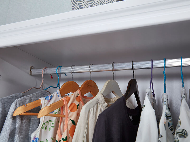 Wooden Armoire Wardrobe Closet White Large Capacity Storage 74" Tall Clothes Cabinet with 4 Doors, 2 Drawers, 2 Hanging Rods and Shelves for Bedroom Armoire