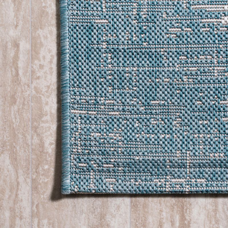 Scandi Minimalist Border Indoor/Outdoor Area Rug