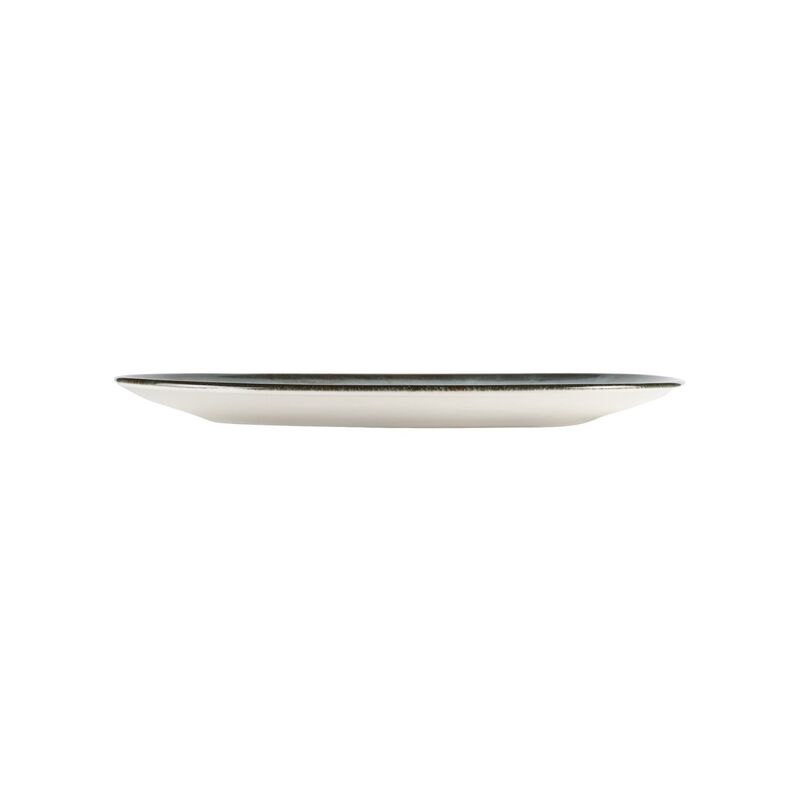 Madera 13" x 10.75" Organic Decorated Porcelain Plate
