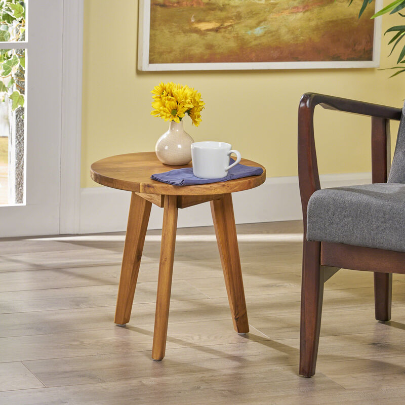 Merax Wood Side Table Compact Dining Table