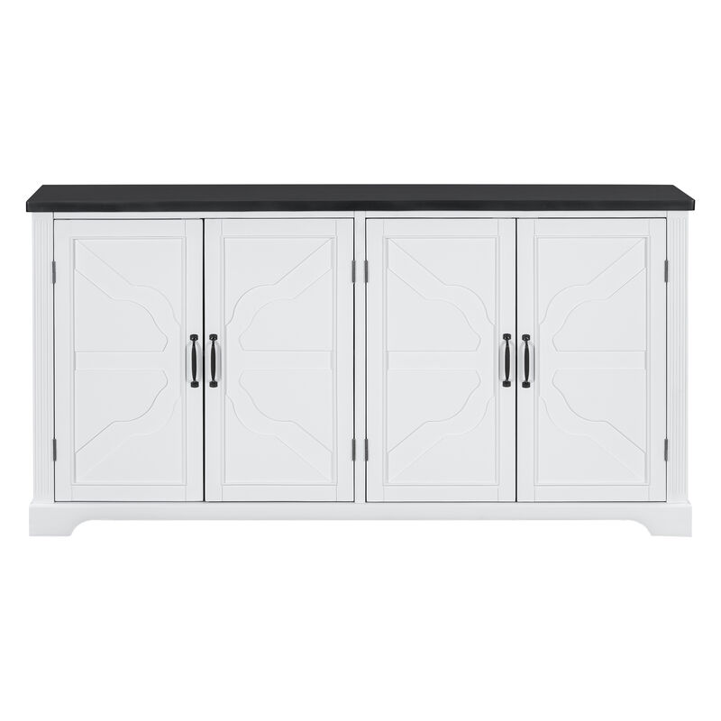 Merax American Country Style Wooden Sideboard Cabinet