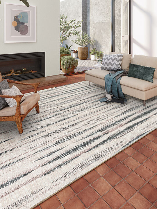 Amador AA1 Ivory 3' x 5' Rug