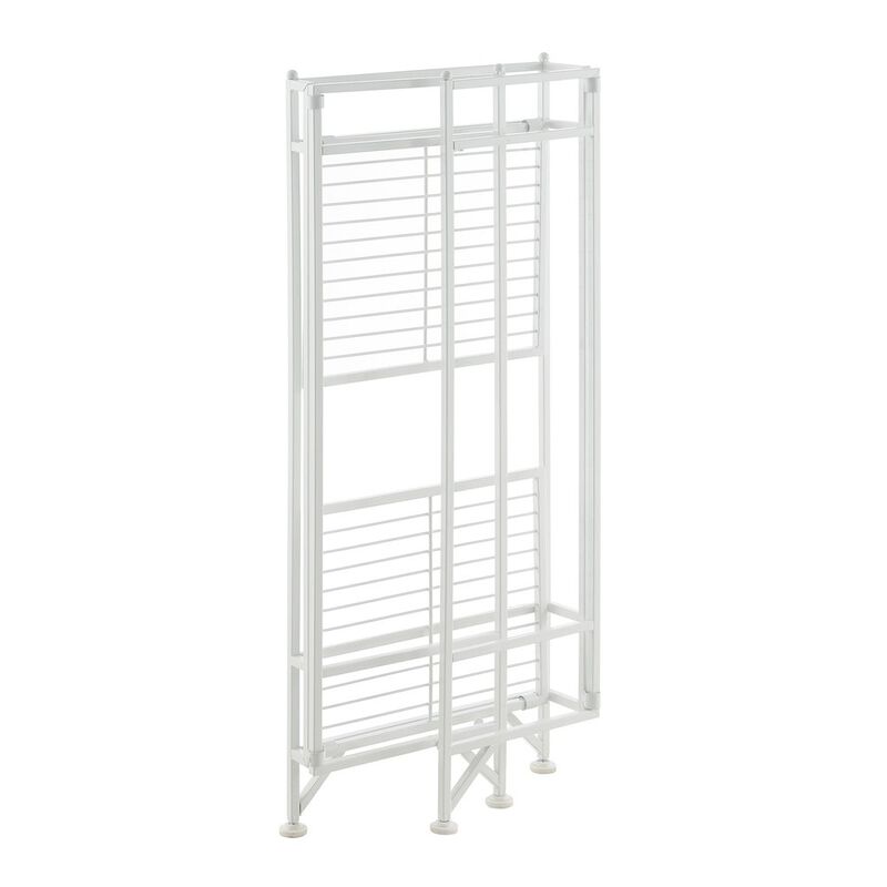 Convenience Concepts Xtra Storage 2 Tier Tall Folding Metal Stand