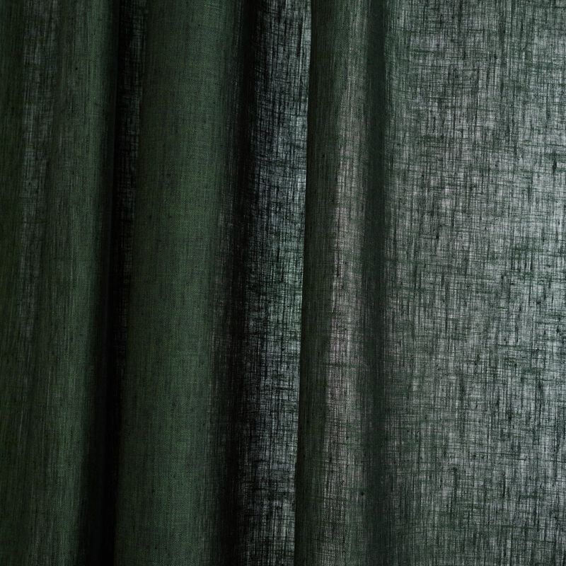Solino Home 100% Pure Linen Curtain | Linen for Thanksgiving, Christmas